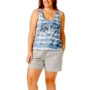 Lucky Brand Ladies' 3-piece Short Sleep Set NWT PLUS XXL